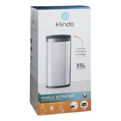 SENSOR - Poubelle Acier - 35L - EK9267M-35L 9 SENSOR - Poubelle Acier - 35L - EK9267M-35L -Maison 3614612013159 2