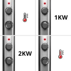 Duronic HV220 Radiateur En Mica 2000W Avec Thermostat -Maison 714 nn 2bd2kl