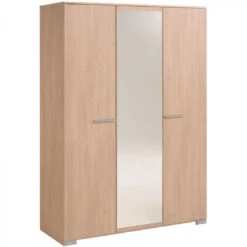 Maison 16 Armoire 3 Portes L.139 Cm EKKO Imitation Chêne