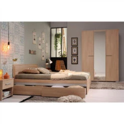 Maison -Maison armoire 3 portes l139 cm ekko imitation chene 10146314 26103626 1140x1140