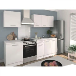 Bas 60 Cm 1 Porte UNO Blanc Mat -Maison bas 60 cm 1 porte uno 243113 blanc mat 9802932 25354908 1140x1140