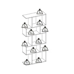 Bibliothèque NILS Imitation Chêne -Maison bibliotheque nils imitation chene 11709514 30860968 1140x1140