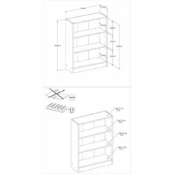 Bibus 2 Tablettes MAYENCE Blanc -Maison bibus 2 tablettes mayence blanc 13344566 36424284 284 1140x1140