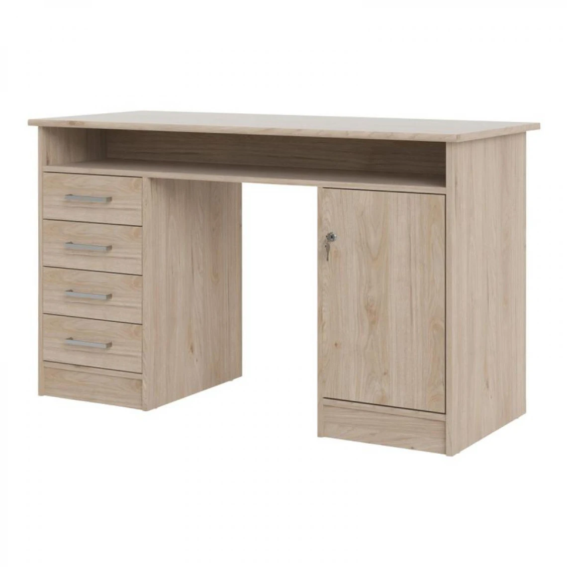 Bureau Droit LEXIK 2 Imitation Chêne 3 Bureau Droit LEXIK 2 Imitation Chêne – Image 3