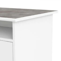 Bureau Droit LEXIK Blanc Et Imitation Béton -Maison bureau droit lexik blanc et imitation beton 9798558 25340362 1140x1140