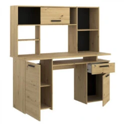 Bureau Droit MINISTER Imitation Chêne Artisan -Maison bureau droit minister imitation chene artisan 9798514 25340184 1140x1140