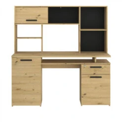 Bureau Droit MINISTER Imitation Chêne Artisan -Maison bureau droit minister imitation chene artisan 9798514 25340186 1140x1140