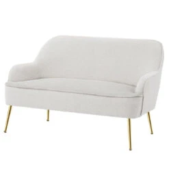 Canapé Droit MARCELINO Fixe Tissu Bouclette Blanc -Maison canape droit marcelino fixe tissu bouclette blanc 14055304 39014968 1140x1140