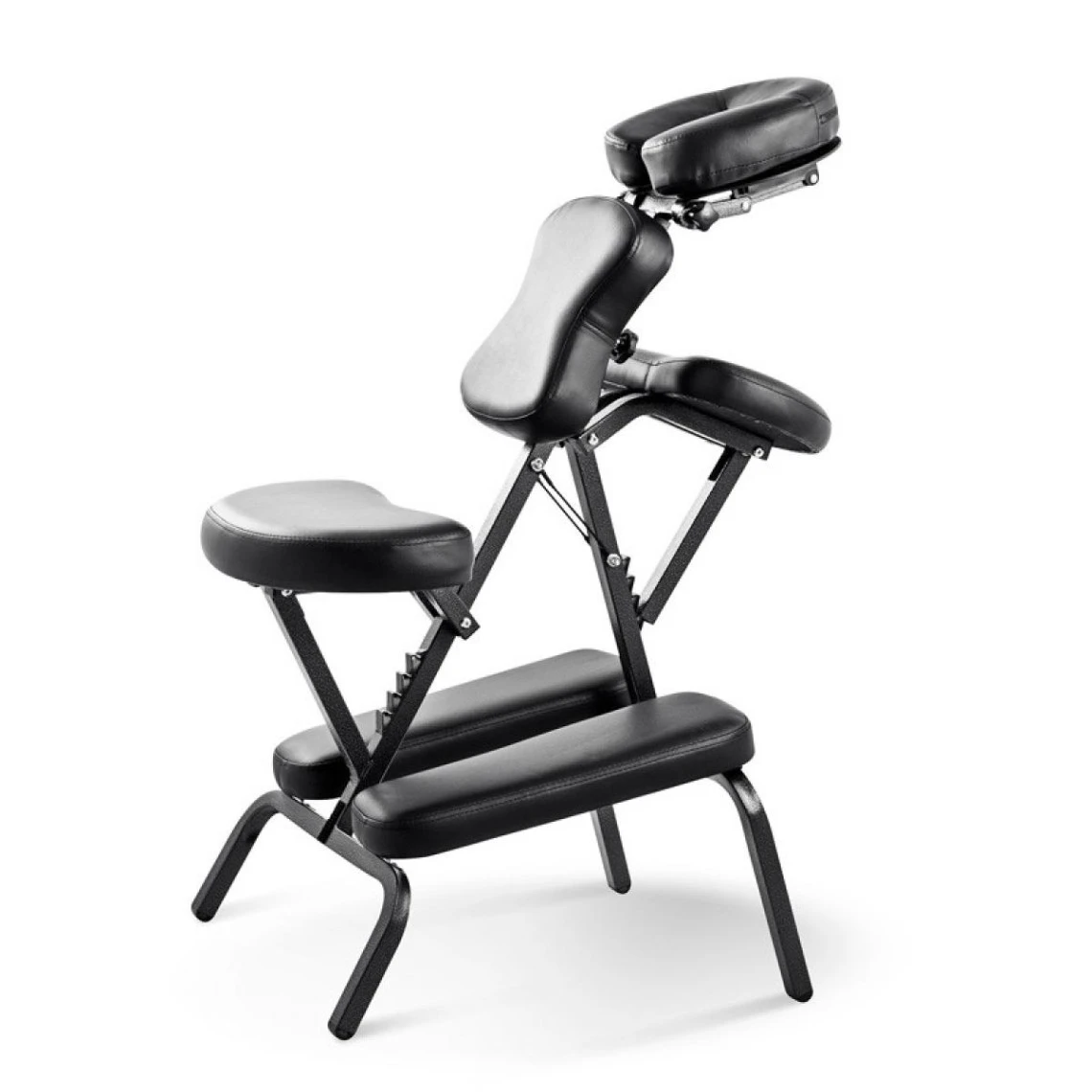 Chaise De Massage Ergonomique Multifonctions Structure Métallique, Pl... 2 Chaise De Massage Ergonomique Multifonctions Structure Métallique, Pl... – Image 2