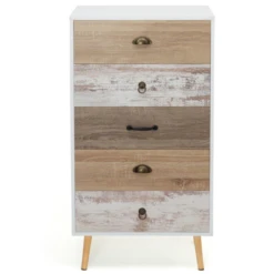 Chiffonnier 5 Tiroirs BAHIA Commode Scandinave -Maison chiffonnier 5 tiroirs bahia commode scandinave 14062034 39045980 1140x1140