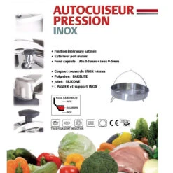 Cocotte Minute CLASSIQUE En Inox Ø22cm 6L -Maison cocotte minute classique en inox 22cm 6l 9338407 24388707 1140x1140