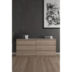 Maison -Maison commode 2x3 tiroirs best imitation chene hl 10142348 26093676 1140x1140