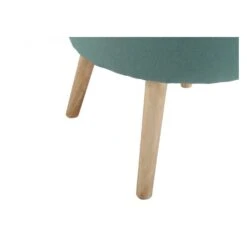 Petit Fauteuil Crapaud SAVEA En Tissu - Vert D'eau -Maison fauteuil 245177