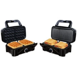 LITTLE BALANCE 8368 Speed'n Mixt 1200, Gaufrier & Grill 2 En 1