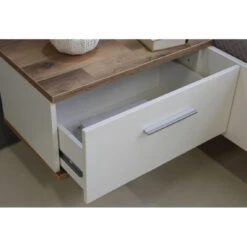 Lit 140x190cm Chevets Intégrés RICCIANO Imitation Chêne Et Blanc -Maison lit 140x190cm chevets integres ricciano imitation chene et blanc 13735320 37902374 1140x1140