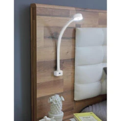 Lit 140x190cm Chevets Intégrés RICCIANO Imitation Chêne Et Blanc -Maison lit 140x190cm chevets integres ricciano imitation chene et blanc 13735320 37902376 1140x1140