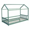 Lit Cabane HUTTY 90x190 Cm Vert