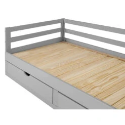 Lit Gigogne 90/180x190 Cm BLOOM Gris 8 Lit Gigogne 90/180x190 Cm BLOOM Gris -Maison lit gigogne 90180x190 cm bloom gris 13735284 37902196 1140x1140