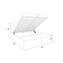 Lit Rembourré Hilton Avec Rangement 160x200 En Blanc Cassé -Maison lit rembourre hilton avec rangement 160x200 en blanc casse 12692220 1016300 1140x1140