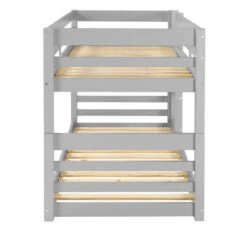 Lits Superposés 2x90x190 Cm BLOOM Gris -Maison lits superposes 2x90x190 cm bloom gris 12407128 33075330 1140x1140