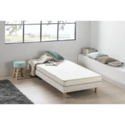 Matelas Mousse 90 X 190 - Confort Ferme - Epaisseur 12 Cm - Livre Roul...