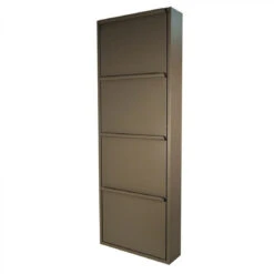 Meuble à Chaussures 4 Abattants BOOTS Taupe Satiné 7 Meuble à Chaussures 4 Abattants BOOTS Taupe Satiné -Maison meuble a chaussures 4 abattants boots taupe satine 10488486 27145820 1140x1140