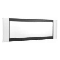 Miroir BELLARIVA Laqué Blanc/ Gris Anthracite