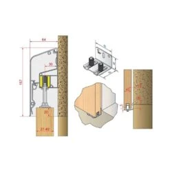 Pack Motorisé Filaire Pour Volet Coulissant 1 Vantail - Largeur Baie ... -Maison pack motorise radio pour volet coulissant 2 vantaux largeur baie 125 m max