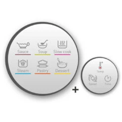 Moulinex HF80CB10 Companion XL Robot Cuiseur Multifonction Bol 4.5L 12... -Maison robot culinaire moulinex hf80cb10 5922298 23341929 1140x1140