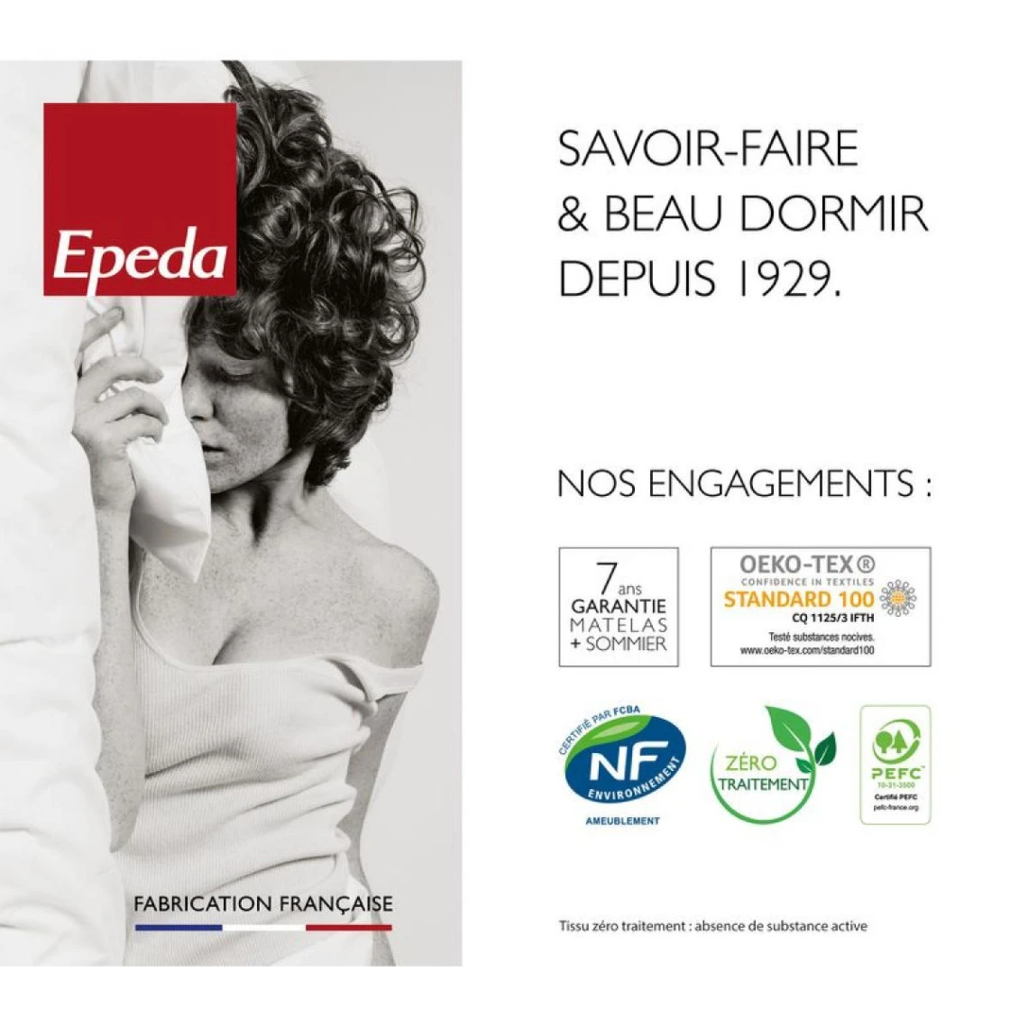 Sommier 140x190 Cm EPEDA MEDIUM EGERIE 2 5 Sommier 140x190 Cm EPEDA MEDIUM EGERIE 2 – Image 5