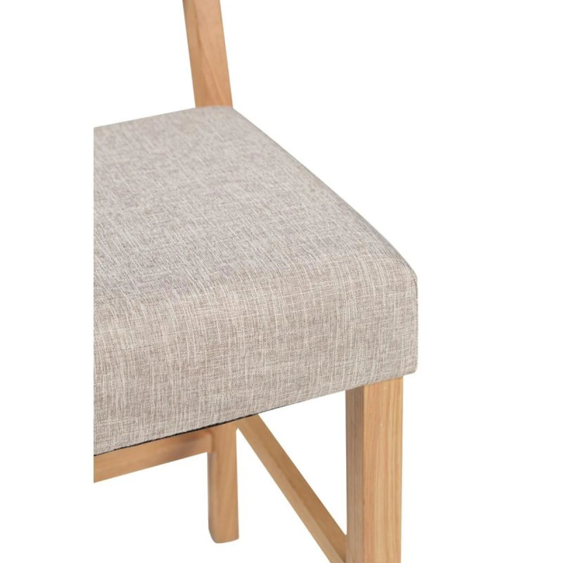 Tabouret De Bar H.64 Cm MARYSE Tissu Gris 3 Tabouret De Bar H.64 Cm MARYSE Tissu Gris – Image 3