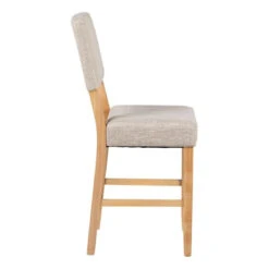 Tabouret De Bar H.64 Cm MARYSE Tissu Gris 9 Tabouret De Bar H.64 Cm MARYSE Tissu Gris -Maison tabouret de bar h64 cm maryse tissu gris 13343740 36419384 1140x1140