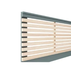 Tête De Lit 160 Cm PISCO Vert Grisé Et Bois Naturel -Maison tete de lit 160 cm pisco vert grise et bois naturel 14173432 39536704 1140x1140