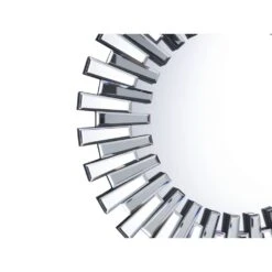 Beliani Miroir Rond Argenté CHOLET - Argent -Maison undef src sa picid 707023 x 2560 type whitesh image