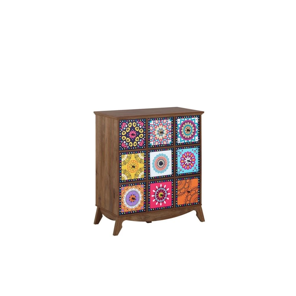 Beliani Commode Multicolore KUMA - 1 Beliani Commode Multicolore KUMA -
