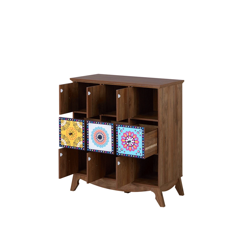 Beliani Commode Multicolore KUMA - 4 Beliani Commode Multicolore KUMA - – Image 4