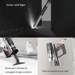 Z15 Aspirateur à Main Sans Fil 30KPa 210AW Gris 346 X 100 X 245mm Aff... 9 Z15 Aspirateur à Main Sans Fil 30KPa 210AW Gris 346 X 100 X 245mm Aff... -Maison z15 aspirateur a main sans fil 30kpa 210aw gris 346 x 100 x 245mm affichage led 12516684 33455574 1140x1140